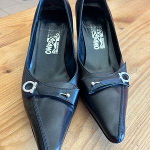 Salvatore Ferragamo leather pumps